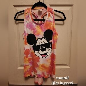 Ladies Disney Tie-Dye Racerback